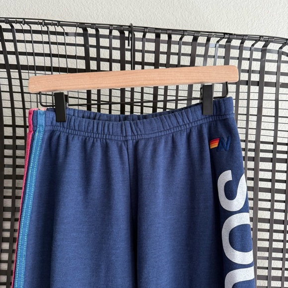 Aviator nation x soulcycle 5 stripe navy jogger - Picture 3 of 7